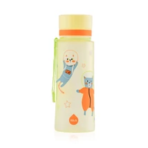 EQUA BPA-mentes műanyag kulacs - Űrmacska (600 ml)