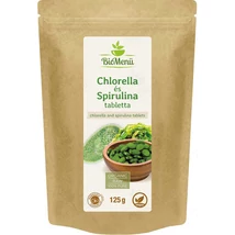 BioMenü Bio Chlorella és Spirulina alga tabletta (125 g)