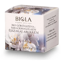 Biola Bio görögszéna-barackmagolajos éjszakai arckrém