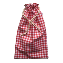 Cibi Bélelt kenyeres zsák - mini, Piros kockás (1 db)