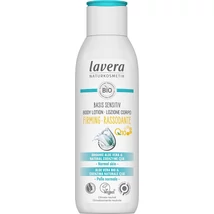 lavera BASIS Sensitive feszesítő testápoló - Q10 koenzim, jojoba, aloe vera (250 ml)