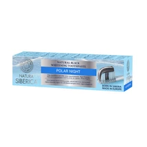 Natura Siberica "Polar Night" natúr fekete fogkrém fehérítő hatással (100 g)