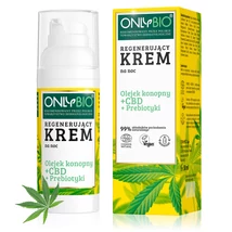 ONLYBIO Hidratáló éjszakai krém kenderolajjal (50 ml)