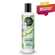 Organic Shop Erősítő és hajhullás elleni sampon - alga, citromfű (280 ml)