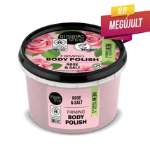 Organic Shop Feszesítő testpolír - rózsa, só (250 ml)