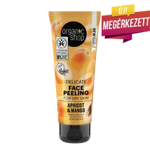 Organic Shop Gyengéd arc peeling - sárgabarack, mangó (75 ml)