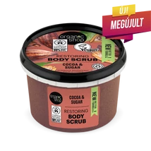 Organic Shop Helyreállító testradír - kakaó, cukor (250 ml)
