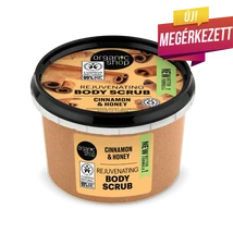Organic Shop Megújító testradír - fahéj, méz (250 ml)