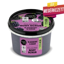 Organic Shop Polishing testradír - szeder, cukor (250 ml)