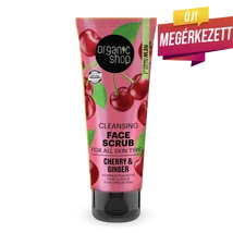 Organic Shop Tisztító arcradír - gyömbér, cseresznye (75 ml)
