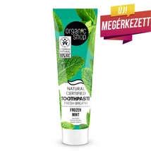 Organic Shop “Frozen mint” Minősített fogkrém mentával (100 g)