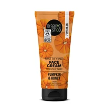 Organic Shop Mattító arckrém - tökmagolaj, méz (50 ml)