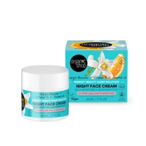 Organic Shop Éjszakai arckrém - narancsvirág, E-vitamin, mandulaolaj (50 ml)