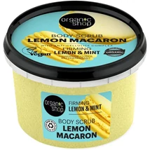 Organic Shop Lemon Macaron feszesítő testradír - citrom, menta (250 ml)