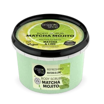 Organic Shop Matcha Mojito Frissítő testradír - matcha, lime (250 ml)