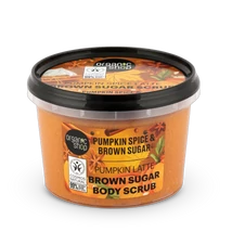 Organic Shop Pumpkin spice latte testradír sütőtökös fűszerrel és barna cukorral (250 ml)