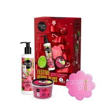 Organic Shop Festive Berry Bliss Testápoló ajándék szett (1 db)