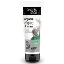 Organic Shop Tengeri mélység iszapos arcpakolás - alga, tengeri iszap (75 ml)
