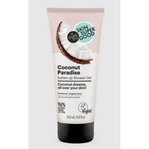 Skin Super Good „Coconut Paradise” puhító tusfürdő gél (200 ml)