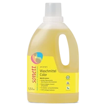 Sonett Folyékony mosószer színes ruhához - menta és citrom (1,5 l)