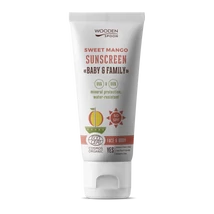 Wooden Spoon Bio naptej és testápoló mangóval SPF50 (100 ml)