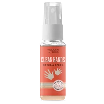 Wooden Spoon Natural - Kéztisztító spray az egész családnak (50 ml)