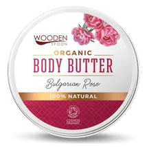 Wooden Spoon Bio testápoló vaj - Rózsás kényeztetés ÚJ (100 ml)