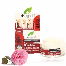 Dr. Organic Bio damaszkuszi rózsa éjszakai arcápoló