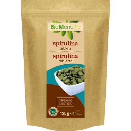 BioMenü Bio Spirulina tabletta (125 g)