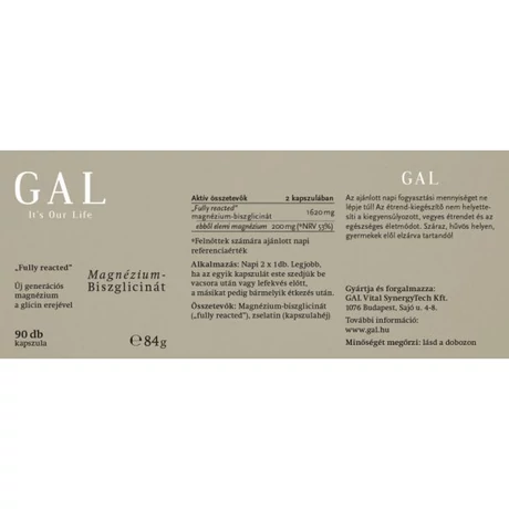 GAL Magnézium-biszglicinát (90 db)