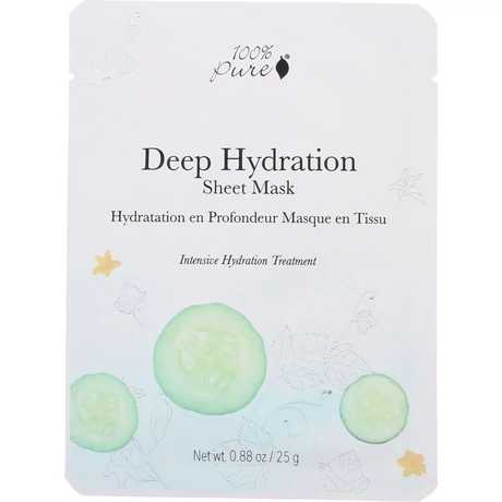 100% Pure Mélyhidratáló fátyolmaszk (25 g)