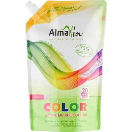 AlmaWin Color Öko folyékony mosószer koncentrátum színes ruhákhoz hársfavirág kivonattal - 20 mosásra
