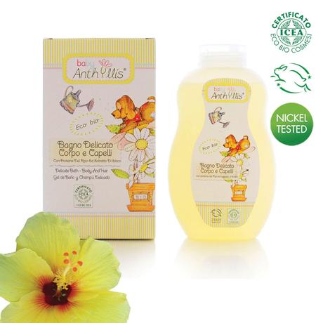 Anthyllis Baby bio babafürdető és sampon