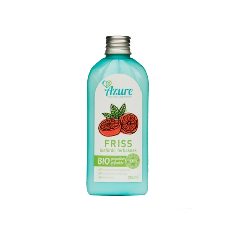 Azure friss natúr bio tusfürdő férfiaknak grapefruit-gyömbér