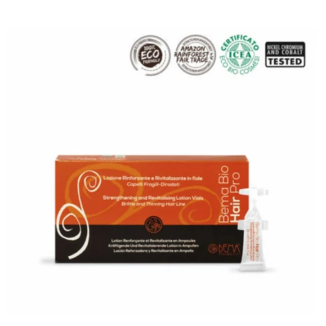 Bema Bio Pro Hajerősítő és revitalizáló ampulla hajhullás ellen (10 x 10 ml)