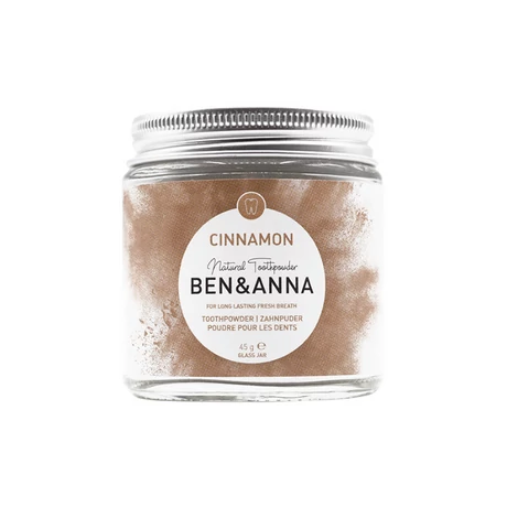 BEN &amp; ANNA Tégelyes fahéjas fogpor (45 g)