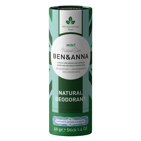 BEN &amp; ANNA Natúr deo stift - Mint (40 g)
