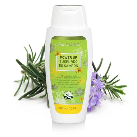 Biola Power Up tusfürdő és sampon 200 ml