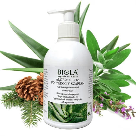 Biola Bio Aloe&Herbs folyékony szappan (300 ml)