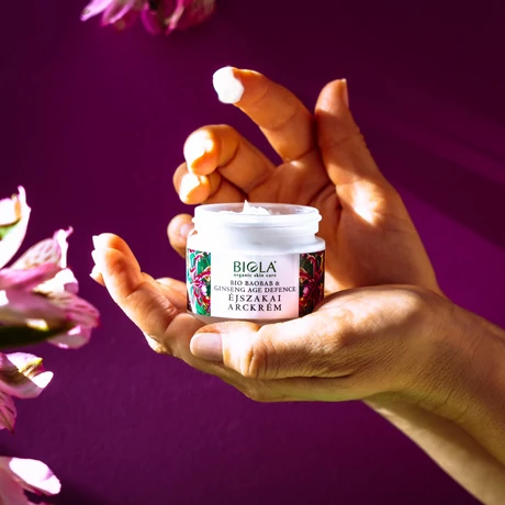 Biola Bio Baobab & Ginseng Age Defence éjszakai arckrém (50 ml)