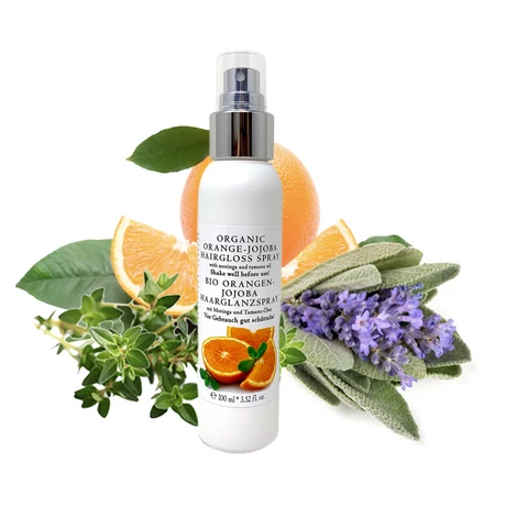 Biola bio narancs-jojoba hajfény spray