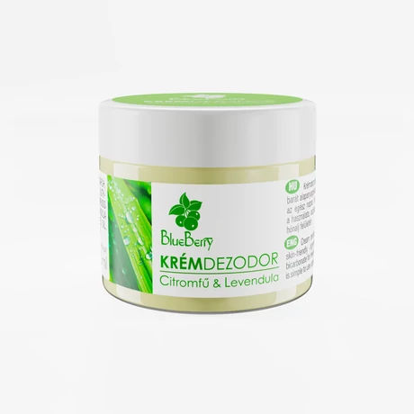 Blueberry Krémdezodor – citromfű-levendula (50 ml)