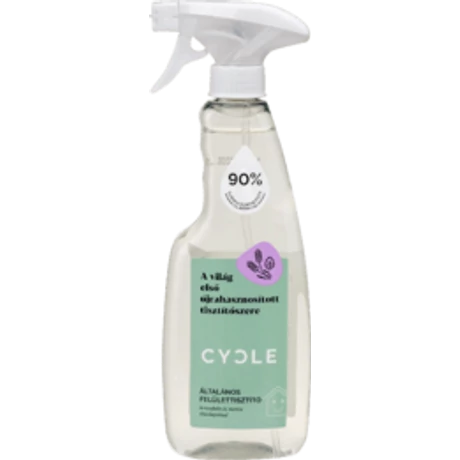 CYCLE Általános felülettisztító szórófejes - levendula, menta (500 ml)