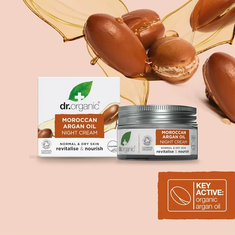 Dr. Organic Bio marokkói argánolaj éjszakai arcápoló