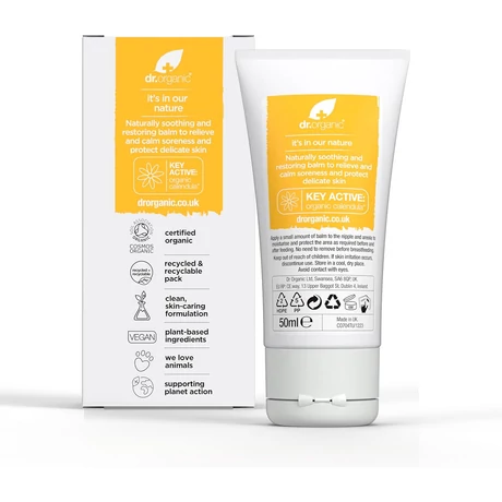 Dr. Organic Illatmentes mellbimbóbalzsam bio körömvirággal (30 ml)