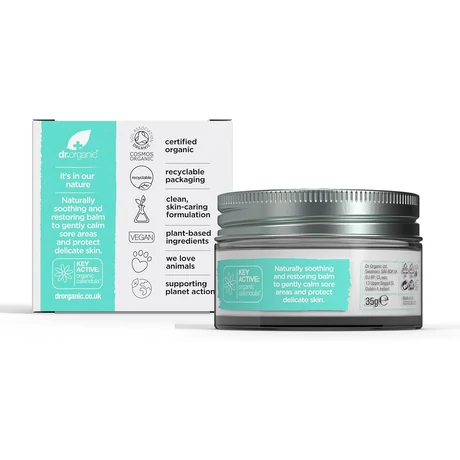 Dr. Organic Illatmentes popsibalzsam bio körömvirággal (35 g)