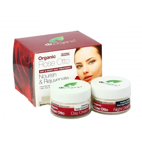 Dr. Organic Bio arcápoló duó damaszkuszi rózsával (1 db)