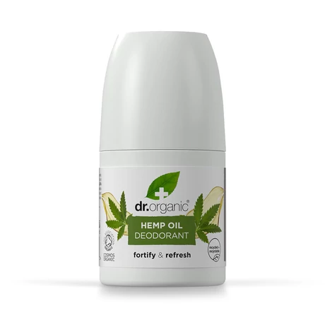 Dr. Organic Alumíniummentes golyós dezodor bioaktív kendermagolajjal (50 ml)