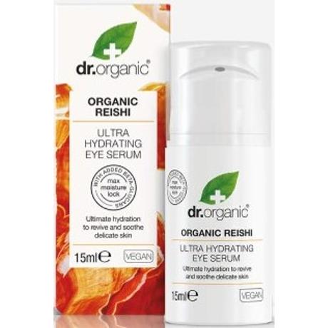 Dr. Organic Hidratáló szemkörnyék ápoló szérum bio Reishi gombával (15 ml)