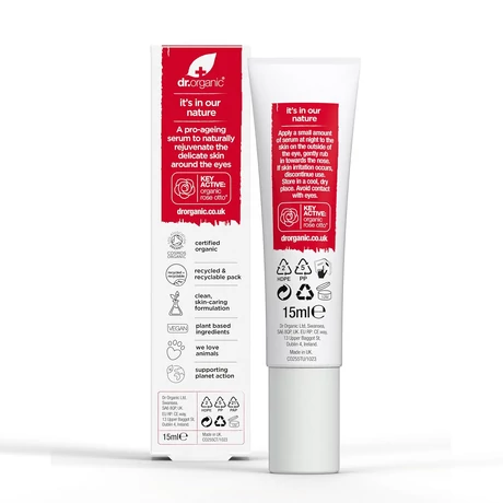 Dr. Organic Bio damaszkuszi rózsa szemkörnyékápoló (15 ml)